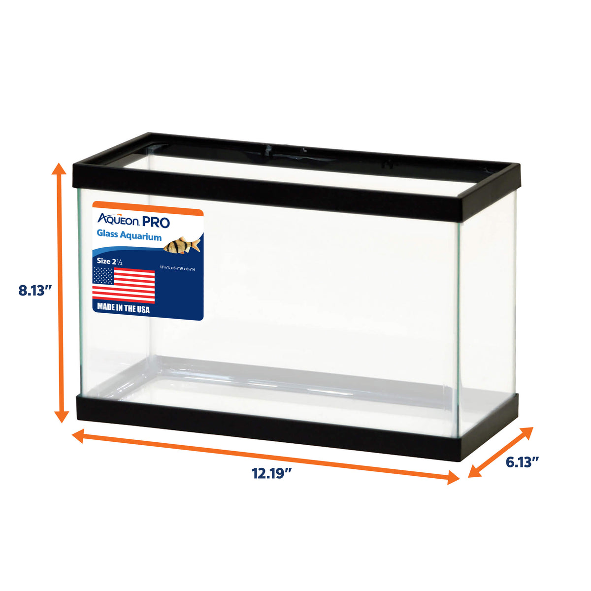 AQUEON 2.5 GAL GLASS TANK