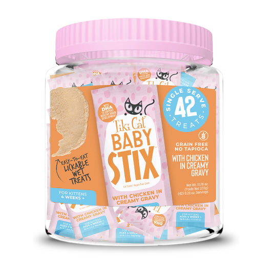 TIKI PET STIX CH .28Z 42 CNT
