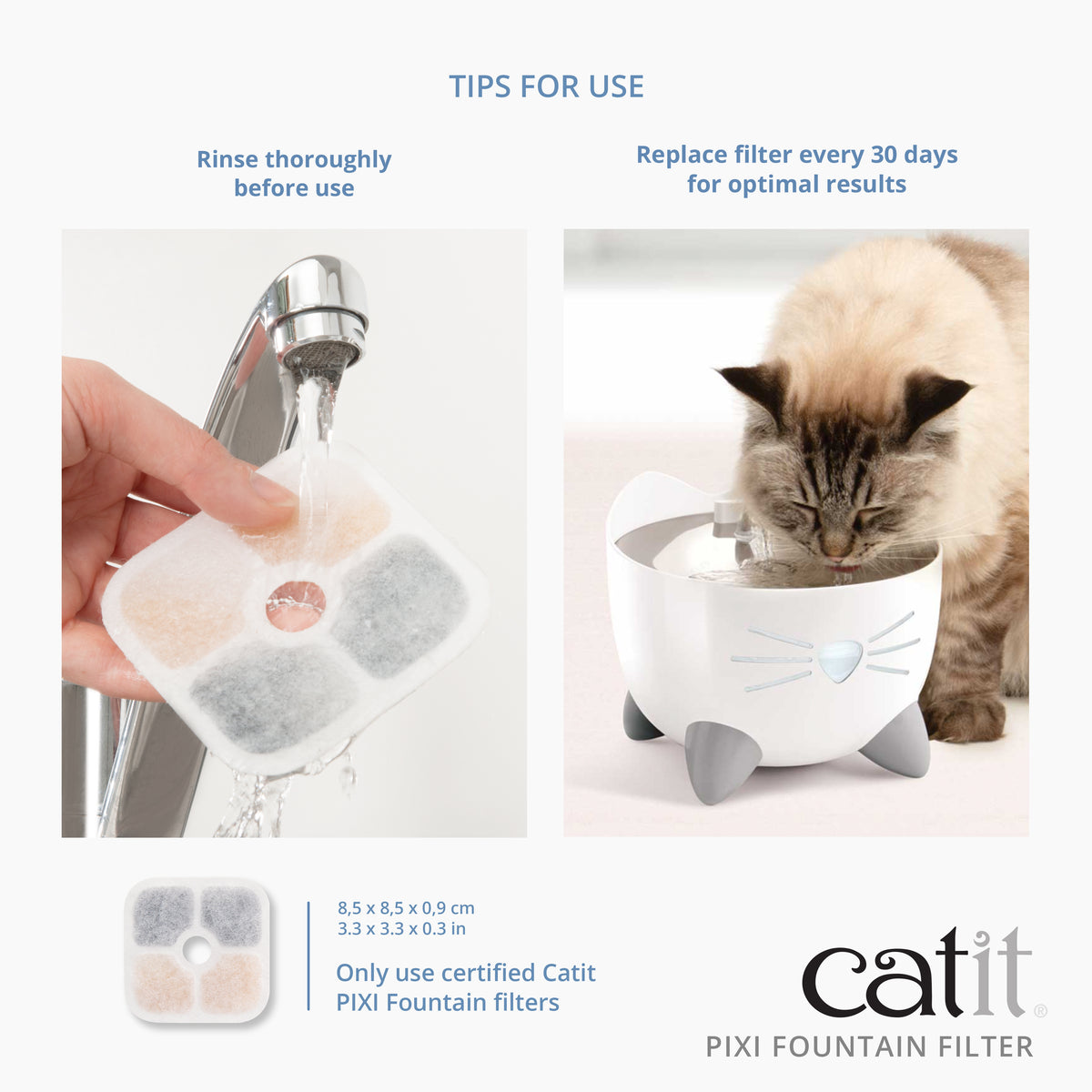 CATIT PIXI FOUNTAIN FILTER 3PK
