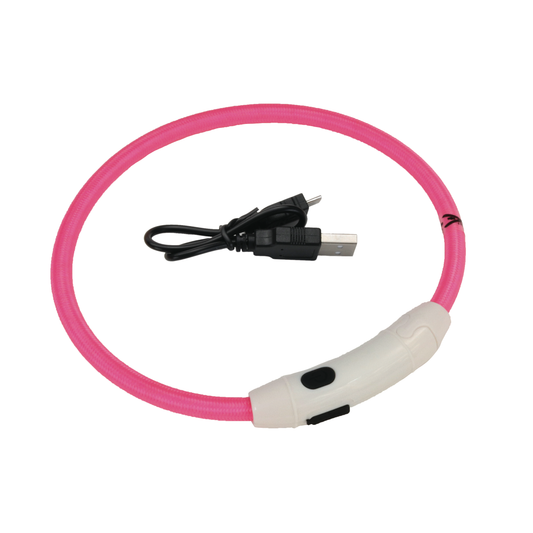 LIGHT UP NECK RING PNK 16