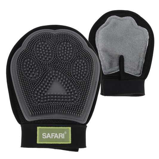 SAFARI GROOM MITT BLK GREY