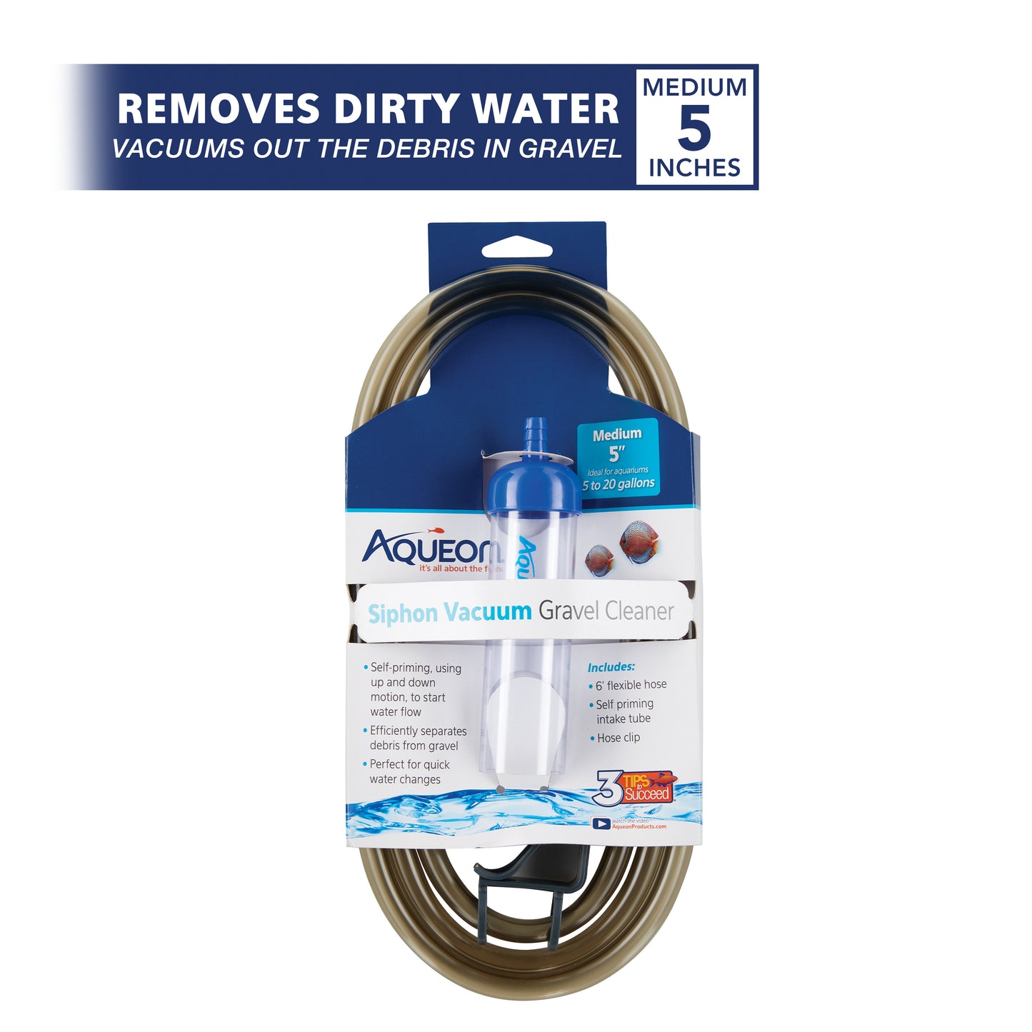 AQE CLEANER GRAVEL VAC 5"