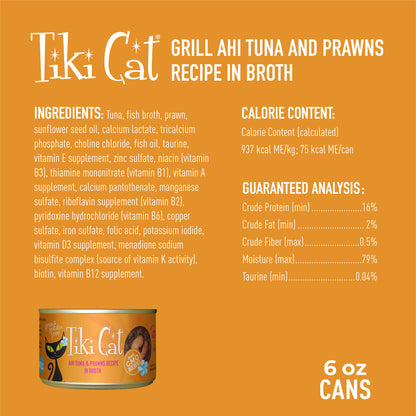 TIKI CAT GF AHI TUNA PRAWN 6OZ