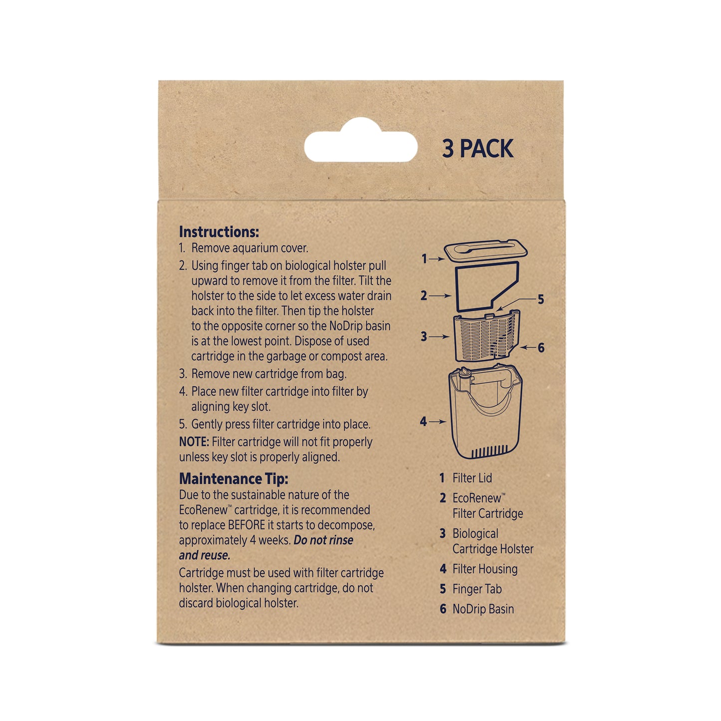 AQE CARTRIDGE ECO RENEW M 3PK
