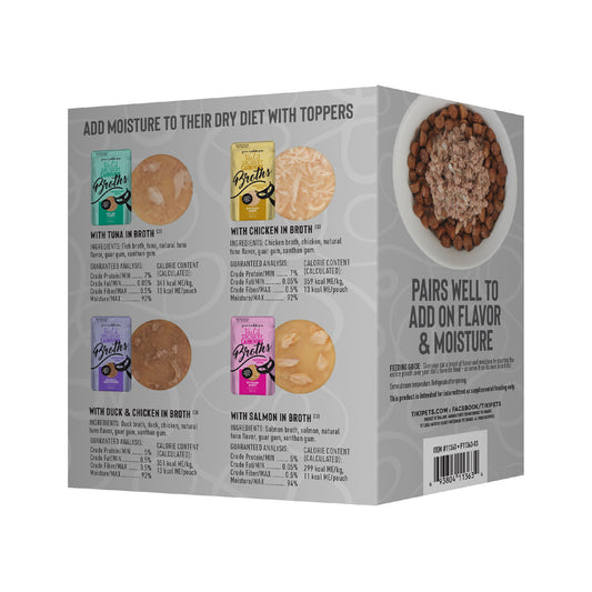 TIKI PETS CAT BROTH VAR PK 1.3