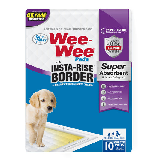 WEE WEE PADS INSTA-RISE 10