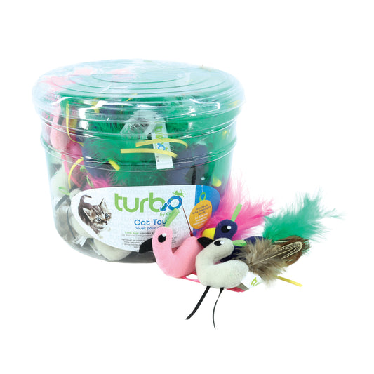BIRD W/FEATHER TAIL 72 PC