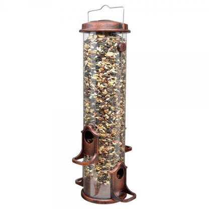 Backyard Essentials Standard Seed Tube Feeder Antique Copper - RJ Paddywacks