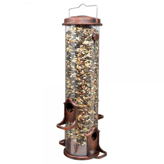 Backyard Essentials Standard Seed Tube Feeder Antique Copper - RJ Paddywacks