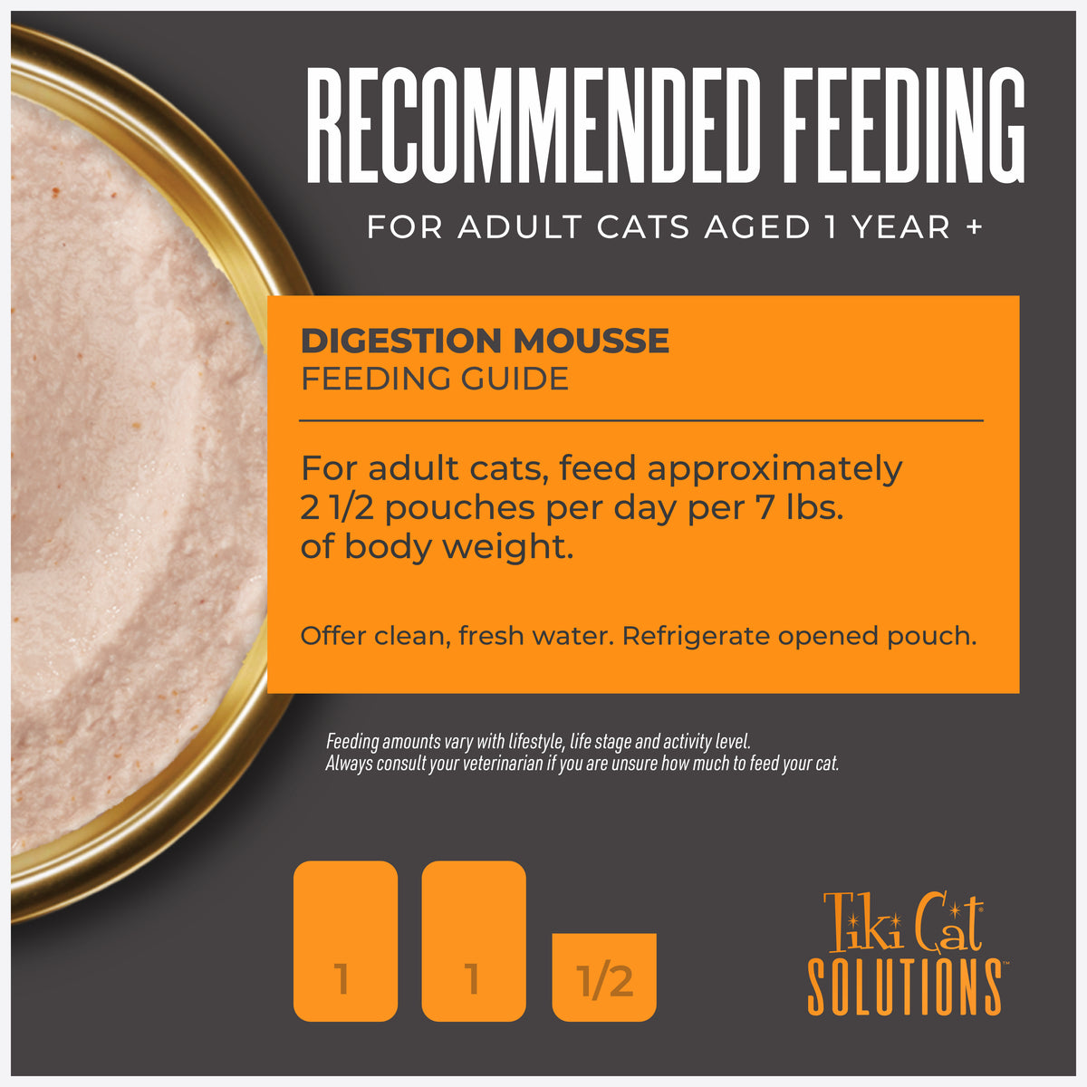 TIKI PETS DIGESTION MOUSSE