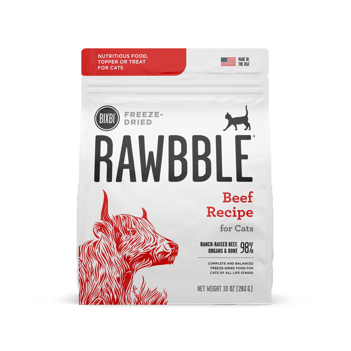 BIXBI CAT RAWBBLE FD BF 10Z - RJ Paddywacks