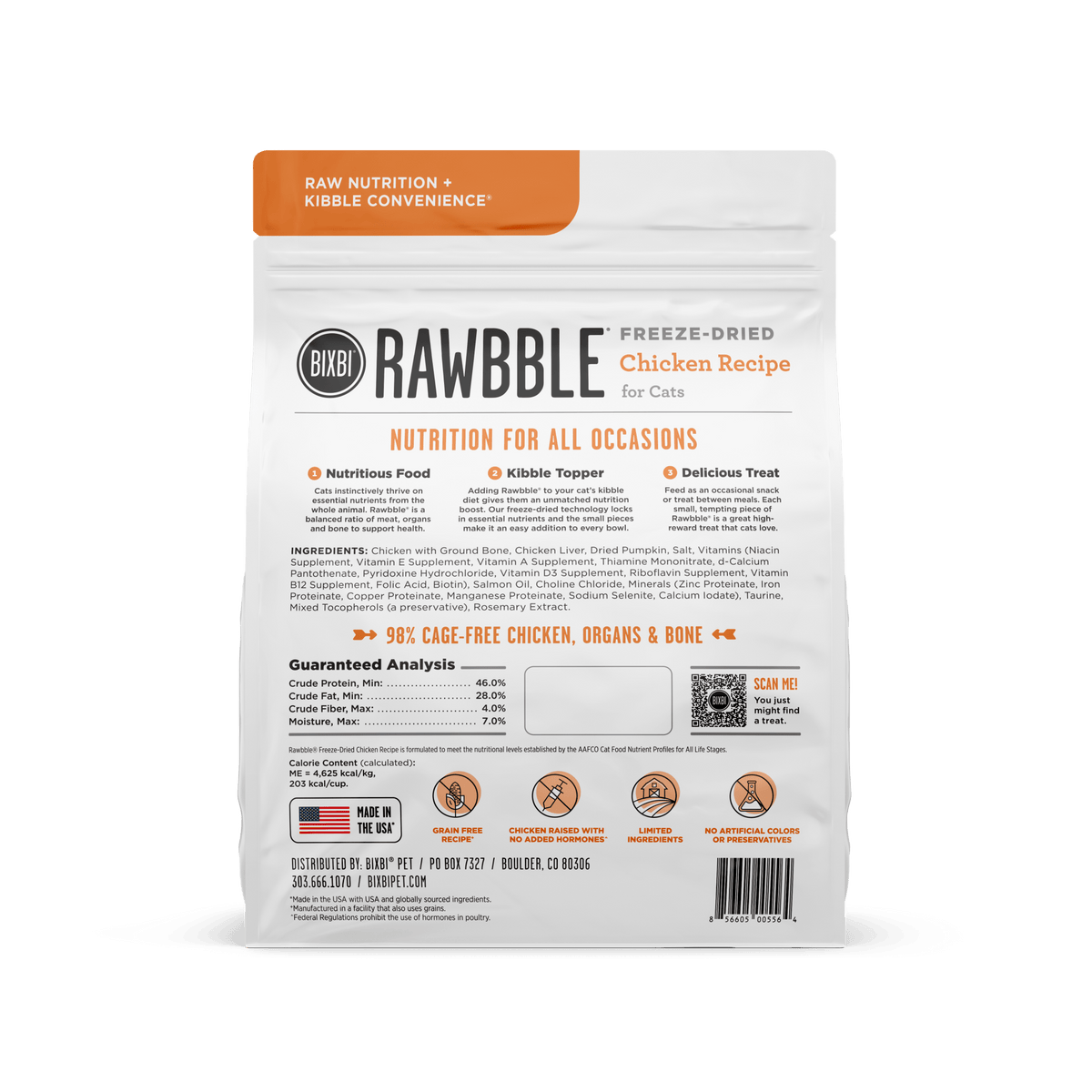 BIXBI CAT RAWBBLE FD CH 10Z - RJ Paddywacks