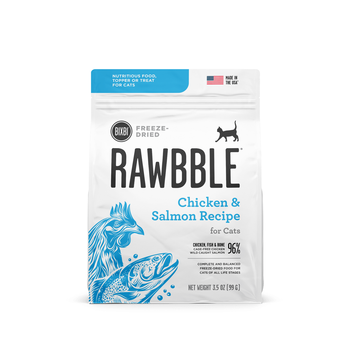 BIXBI CAT RAWBBLE FD CH/SLM - RJ Paddywacks