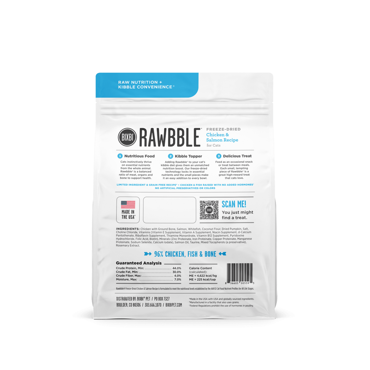 BIXBI CAT RAWBBLE FD CH/SLM - RJ Paddywacks