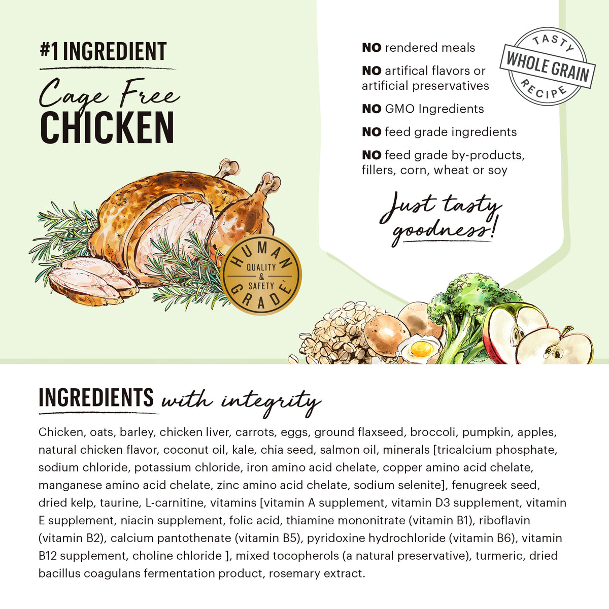 HONEST KITCHEN CLSTR WG CH 20#