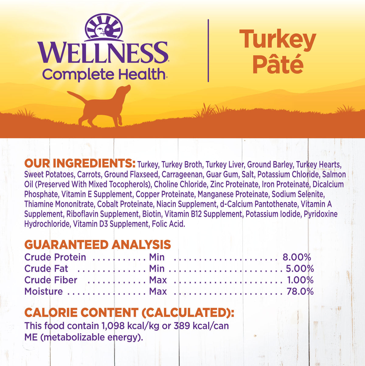 WELLNESS TURK & SWT POT 12.5oz