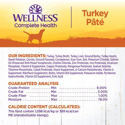 WELLNESS TURK & SWT POT 12.5oz
