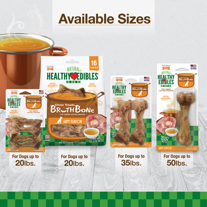 HEALTHY EDIS HAM BROTH CHWS S