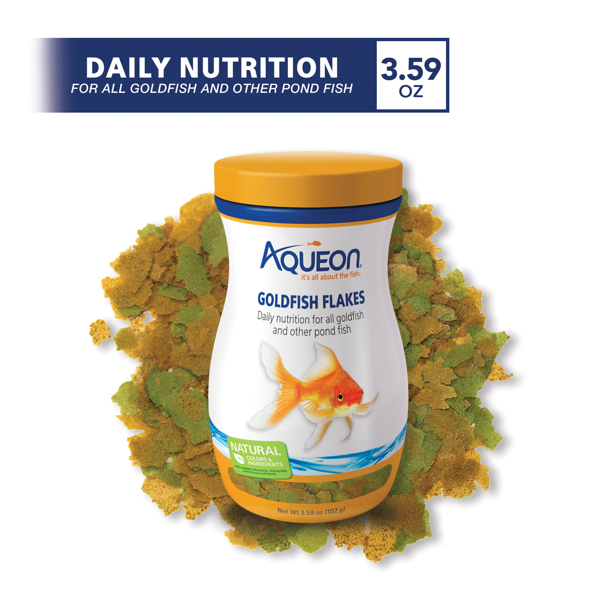 AQUEON GOLDFISH FLAKES 3.59 0Z