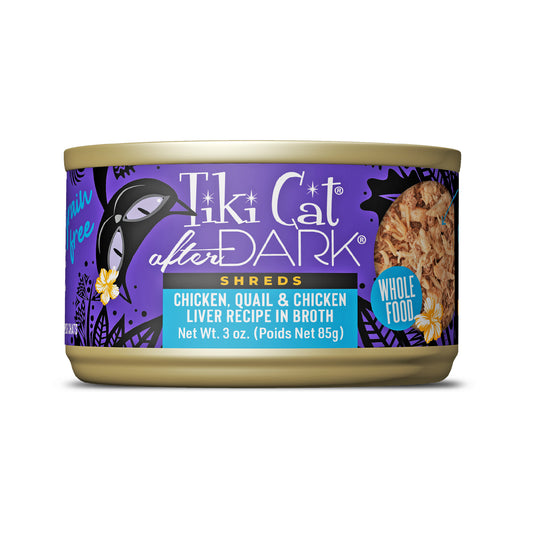TIKI PET DARK SHRD CH QUAIL 3Z