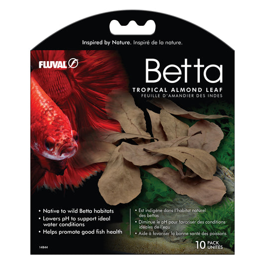 FLUVAL BETTA ALMOND LEAVE 10PK