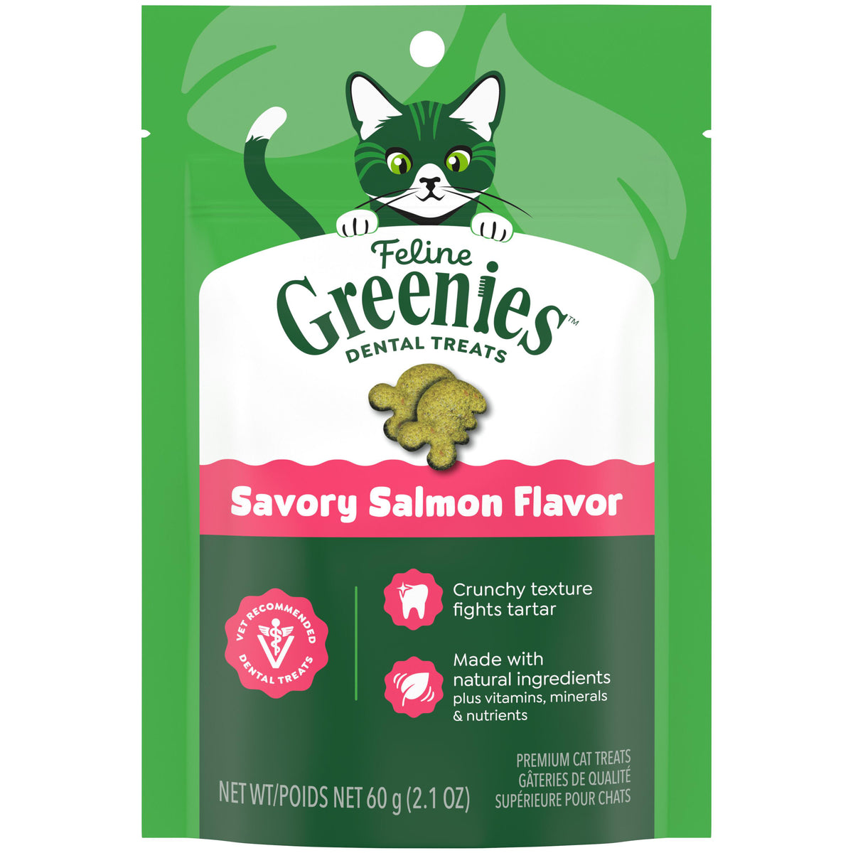 GREENIES CAT DENTAL SLMN 2.1Z