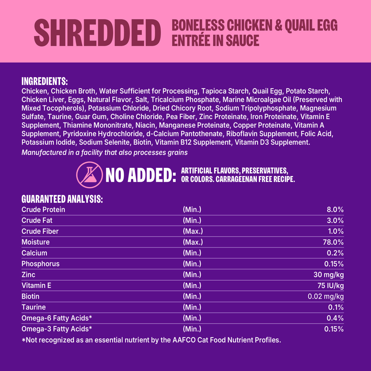 WELLNESS CORE SEL FLK CH QUAIL
