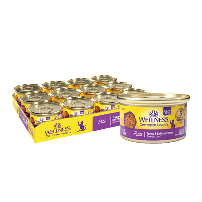 WELLNESS CAT TURK & SAL 3 OZ_