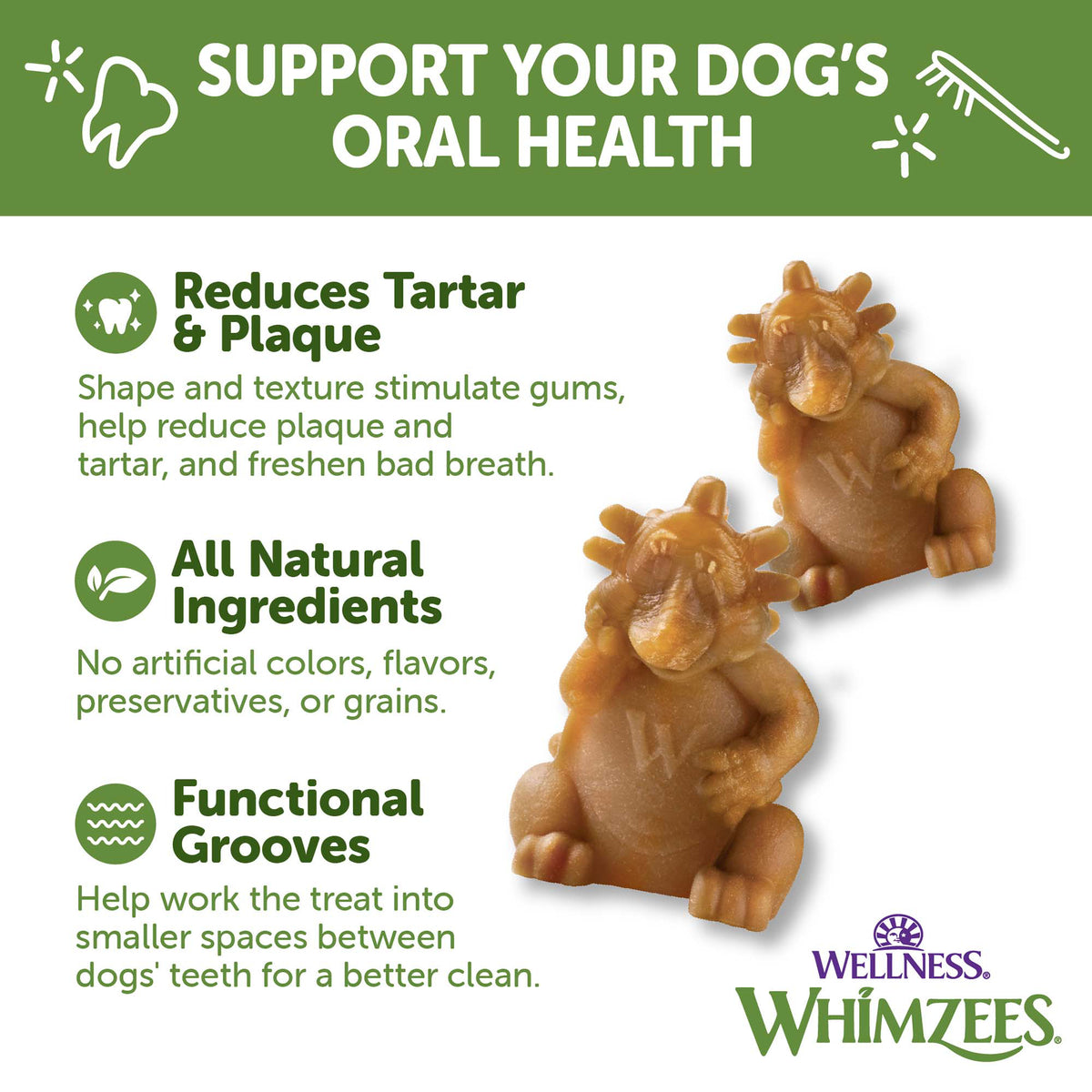 WHIMZEES HEDGEHOG 16CT XLG
