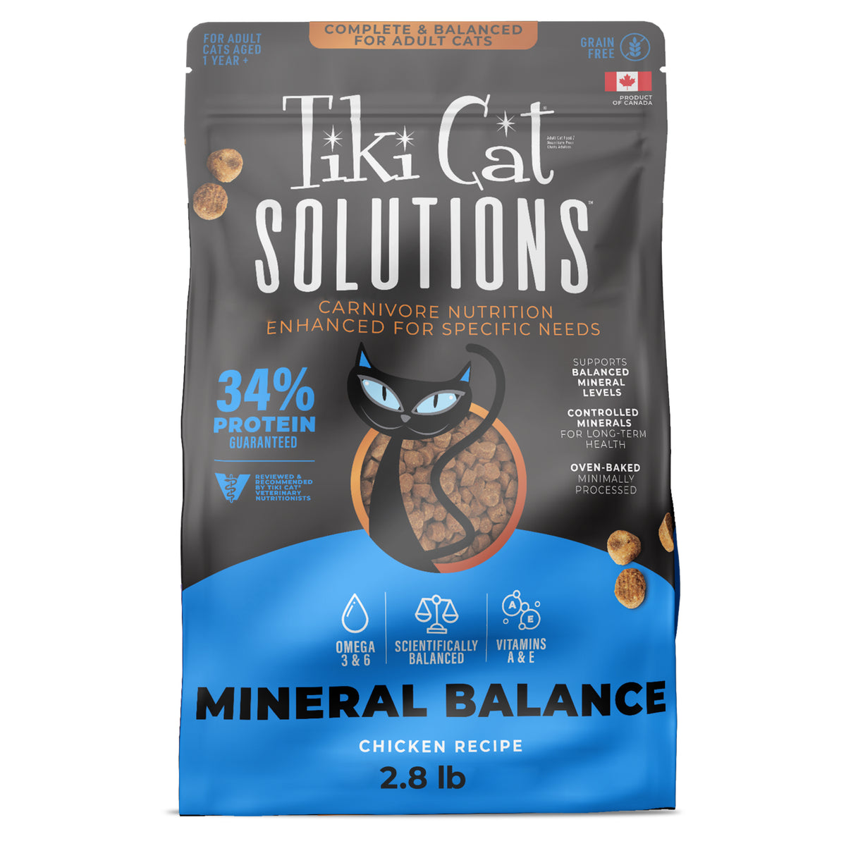TIKI CAT SOL MINRL CH 2.8#