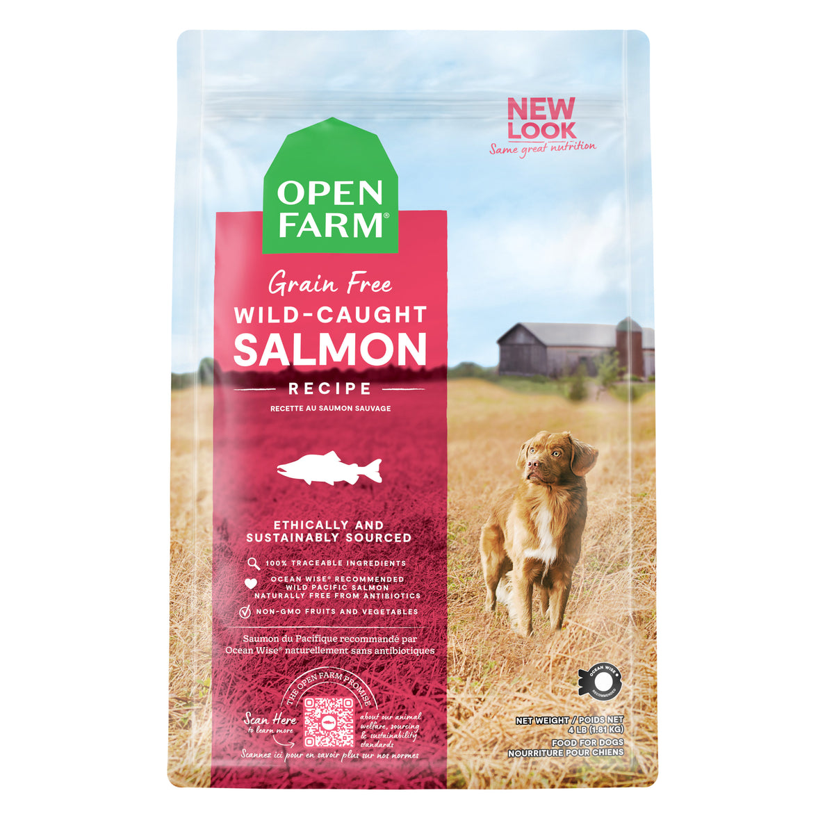 OPEN FARM GF WILD SALMON 22#