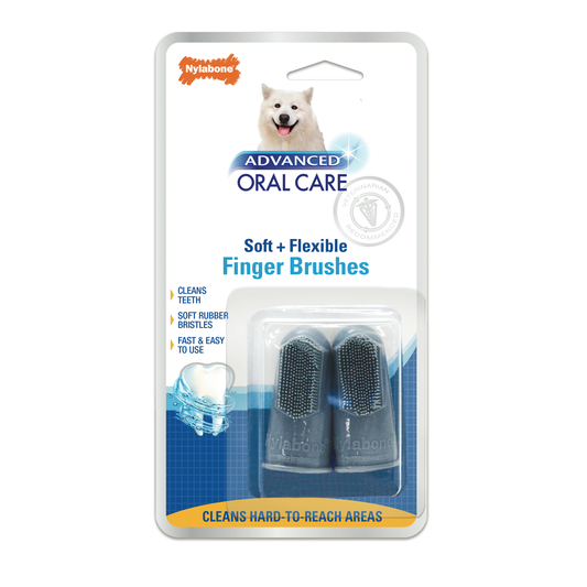 NYLABONE DENTAL FINGER BRSH 2