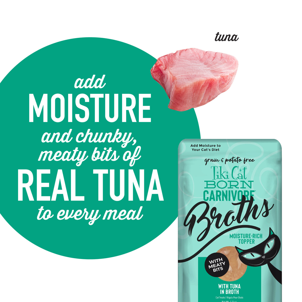 TIKI CAT BROTH TUNA 1.3Z
