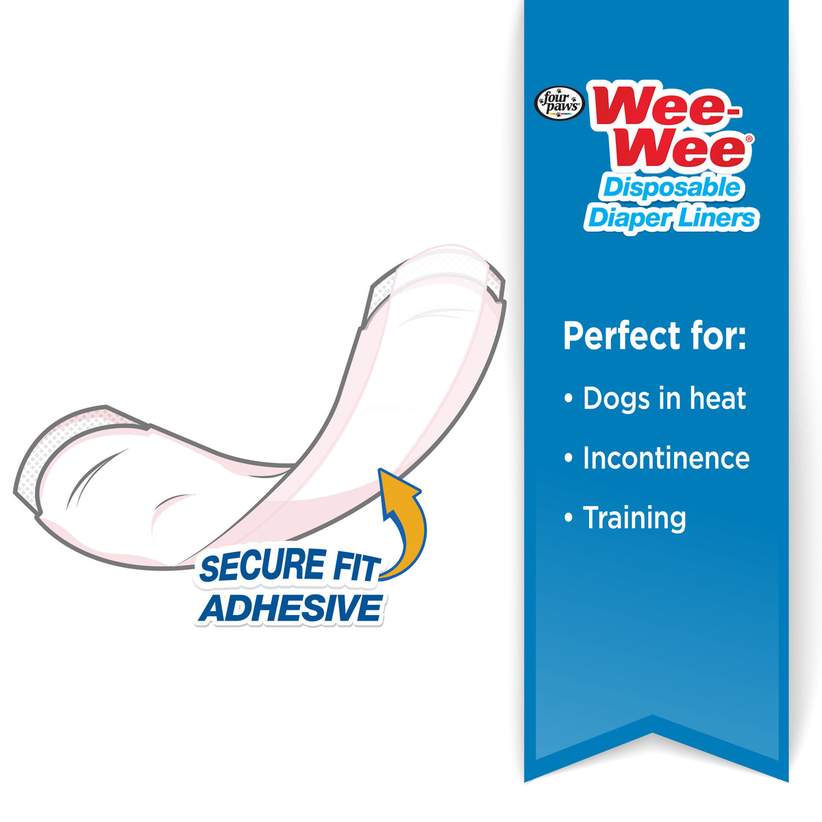 FOUR PAWS DIAPER LINER 24 CT