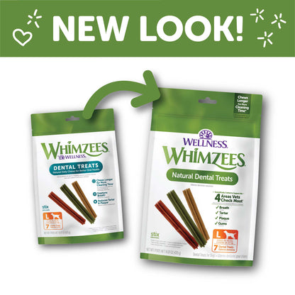 WHIMZEE STIX LG DENTAL CHEW