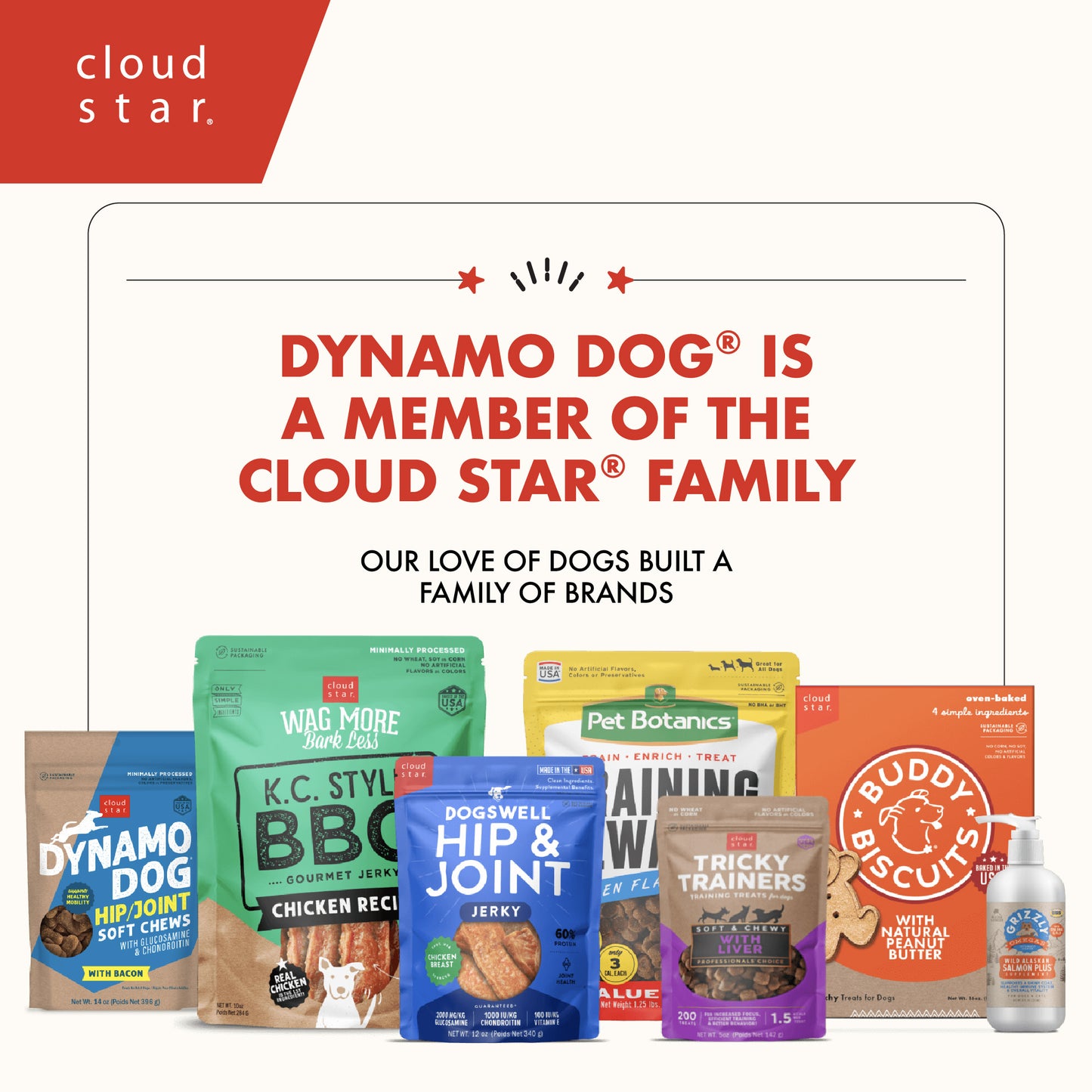 CLD STR DYN DOG HP/JNT CHX 14Z