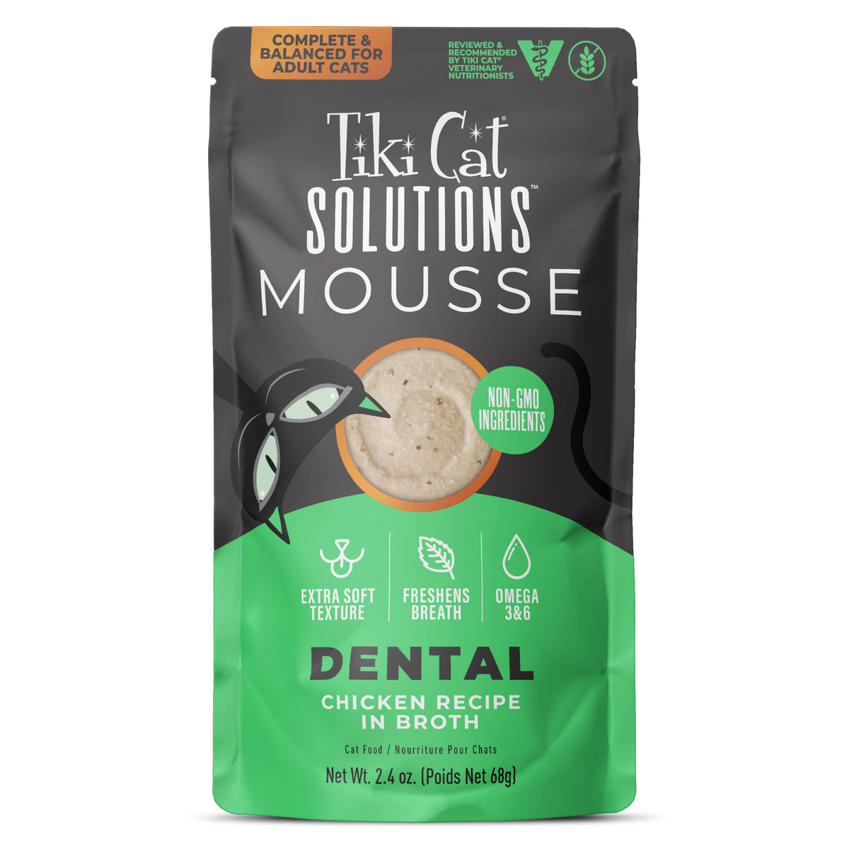 TIKI CAT SOL MOUSSE DNTL 2.4Z