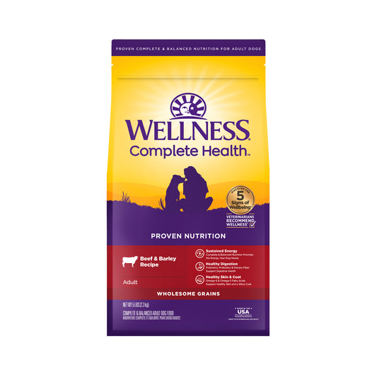 WELLNESS ADULT CH BF/BARLEY 5#