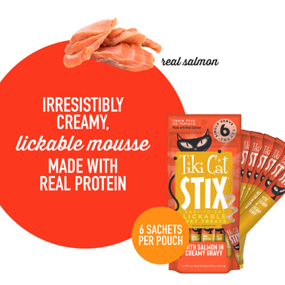 TIKI CAT STIX SALMON MOUSSE 3Z
