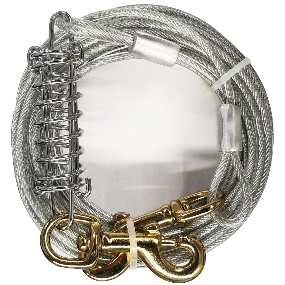 FOUR PAWS 30' TIE OUT SILVER