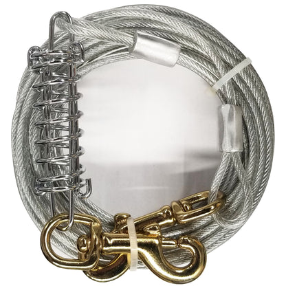 FOUR PAWS 30' TIE OUT SILVER