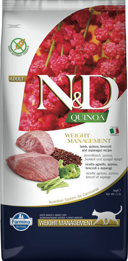 FARMINA N&D CAT WGT MAN QUINOA