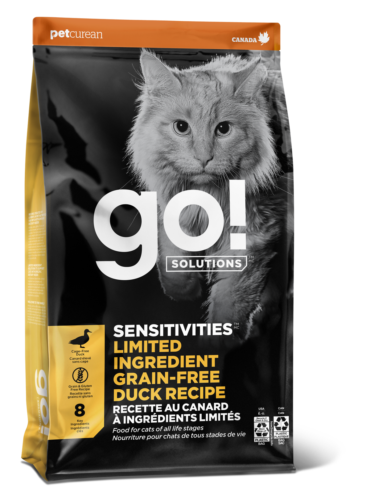GO! LID SENSITIVE CAT DUCK 8#