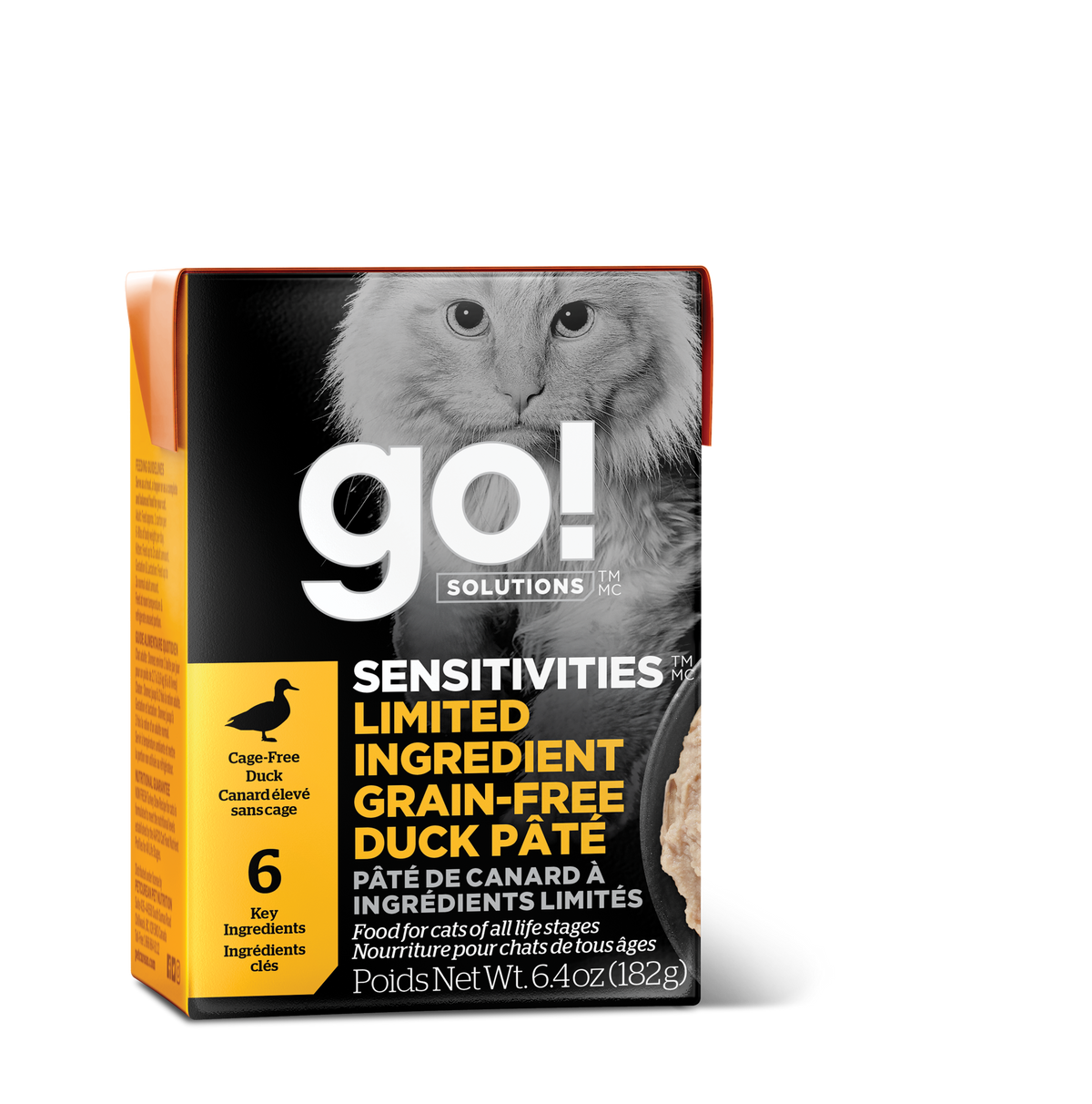 GO! SENT LID GF PATE DUCK 6.4Z