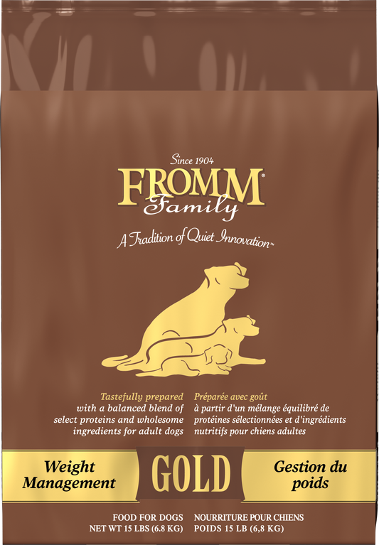 FROMM GOLD WT MNGT DOG 15#