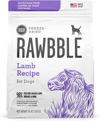 BIXBI FD RAWBBLE LAMB 26Z