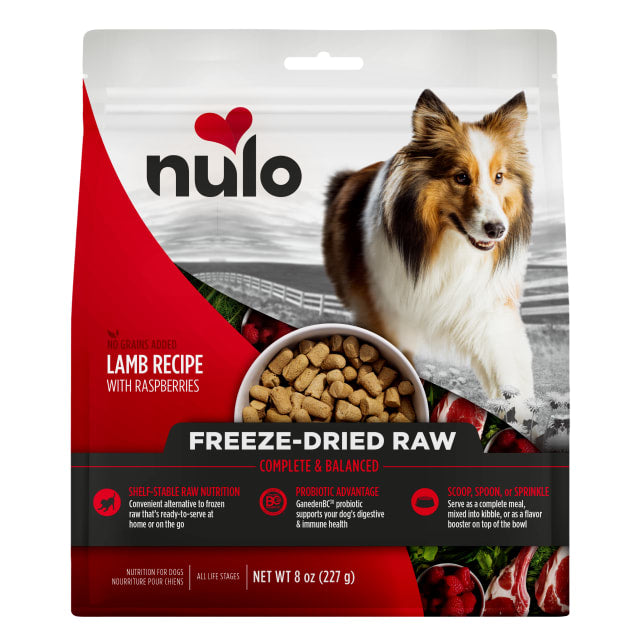 NULO FRZ DRY RAW LAMB/RSBRY 8z
