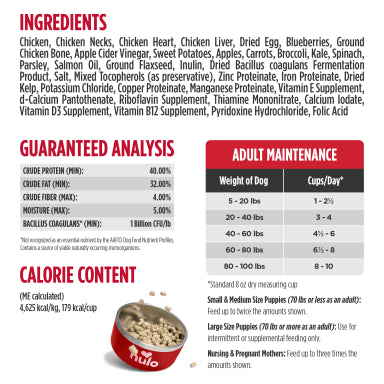 NULO FD RAW CHKN/BLBRY 18oz