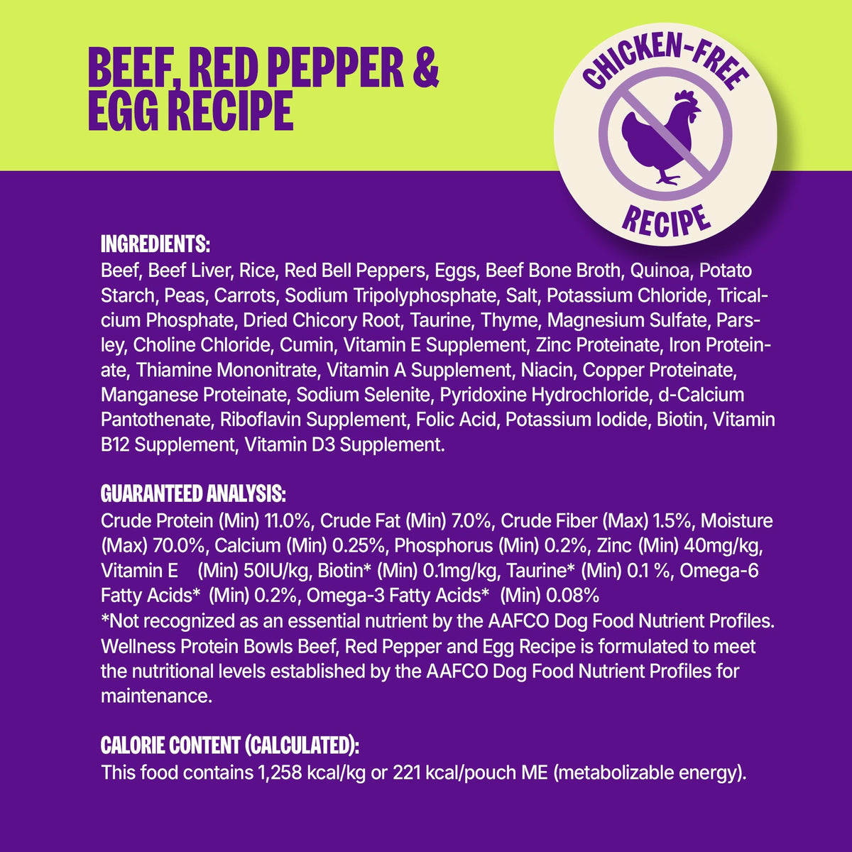 WELLNESS BF RED PEP BOWL 6.2Z - RJ Paddywacks