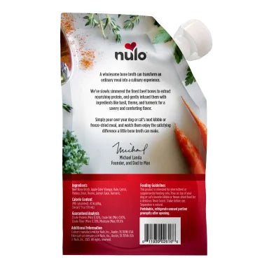 NULO BEEF BONE BROTH PCH 20Z